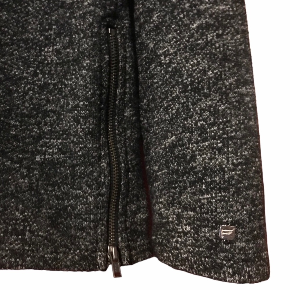 Fabletics Taj Black Marled Pullover Sweatshirt Ho… - image 4
